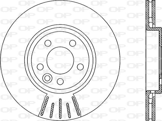 OPEN PARTS Тормозной диск BDR1900.20